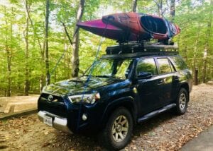 Roofnest SandPiper - The Cheapest Rooftent with kayaks on top