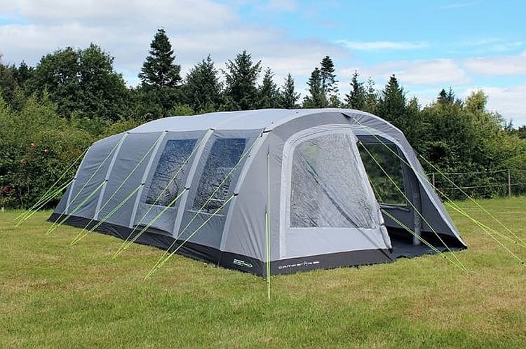 Outdoor Revolution Campstar 600 review, pros and cons - more than 7 metres long with a versatile porch entrance.